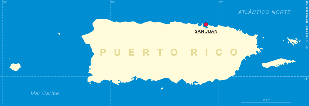 Map of PUERTO RICO